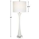 Product Image 3 for Fountain White Marble Buffet Lamp from Uttermost