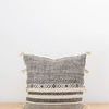 Product Image 6 for Ikal Stripes Beige/ Dark Gray Throw Pillow 18 inch from Jaipur 