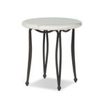 Product Image 2 for Idalia White Marble Outdoor End Table from Four Hands