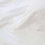 Product Image 2 for California King White Cotton Sateen Sheet Set from Pom Pom at Home