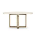 Product Image 10 for Mia Round Parchment White Dining Table from Four Hands