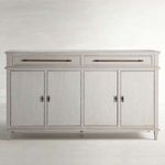 Product Image 1 for Isaac Wood Ribbed Long Cabinet from Gabby