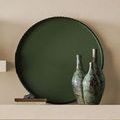 Product Image 6 for Cuoio Round Tray from Currey & Company