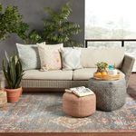 Product Image 4 for Vibe By Santa Rosa Indoor/ Outdoor Solid Light Tan/ Beige Cylinder Pouf from Jaipur 