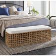 Product Image 4 for Getaway Rattan Bench from Universal Furniture