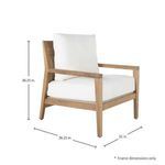 Product Image 23 for Savannah Natural Teak Lounge from Summer Classics