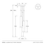 Product Image 6 for Aleena Multi-Port Pendant from Arteriors