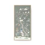 Product Image 3 for Celadon Bough Framed Silk Panel Pair from Villa & House