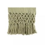 Product Image 5 for Woven Cotton Throw With Crochet & Fringe from Creative Co-Op