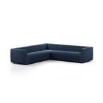 Product Image 1 for Augustine 105" 3-Piece Upholstered Sectional - Sapphire Navy from Four Hands