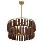 Product Image 4 for Aquitane 4-Light Pendant in Warm Brass from Savoy House 
