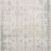 Ivory Gemma Sky traditional power-loomed rug with subtle blue and beige patterns and a silky smooth sheen