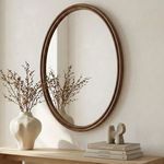 Product Image 9 for Alcott Oval Mirror Walnut from Moe's