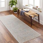 Product Image 4 for Avant Garde Woven Light Blue / Denim Rug - 2'7" x 10' from Surya