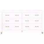 Product Image 3 for Stella 6 Drawer Double White Wood Dresser from Essentials for Living