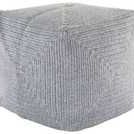 Product Image 2 for Bridgehampton Solid Light Gray Indoor/ Outdoor Pouf from Jaipur