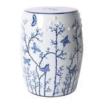 Product Image 2 for Blue & White Butterfly Plum Garden Stool from Legend of Asia