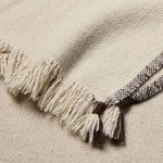 Product Image 2 for Neem X Encare Handmade Solid Cream / Brown Throw from Jaipur 