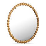 Whitby mirror shown from slight side angle highlighting frame depth and profile