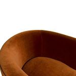 Product Image 5 for Lansky Three Leg Fully Upholstered Barrel Chair In Rust Velvet from Worlds Away