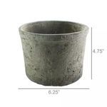 Product Image 3 for Rustic Terra Cotta Cylinder   Moss Grey from Homart