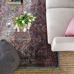 Product Image 2 for Atwater Medallion Purple/ Orange Rug from Jaipur 