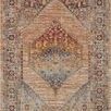 Traditional Sorrento Multi / Sunset rug with intricate geometric and floral patterns in warm, faded tones