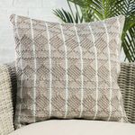 Product Image 2 for Lindy Indoor/ Outdoor Gray/ Light Blue Geometric Pillow from Jaipur 