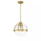 Product Image 1 for Pendleton Warm Brass 1 Light Pendant from Savoy House 