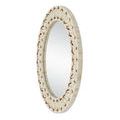 Product Image 6 for Ellaria Natural Round Bone Mirror from Currey & Company