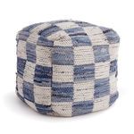 Product Image 2 for Barclay Butera Denim Check Pouf from Napa Home And Garden