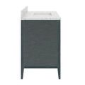 Product Image 15 for Santos 36" Vintage Navy Vanity with Rectangular Undermount Sink from Currey & Company