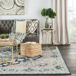 Product Image 3 for Kenley Medallion Blue/ Gray Rug from Jaipur 