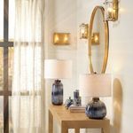 Product Image 6 for Large Batik Table Lamp Digo  Medium Drum Shade Raffia from Jamie Young