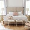Product Image 8 for King Beige Fabric Modern Light Up Your Life Bed from Caracole