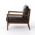 Laurent Wood Frame Accent Chair - Dk Brn L image 6