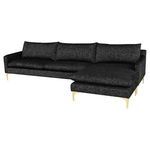 Product Image 3 for Anders Salt & Pepper Right Facing Chaise Sectional from Nuevo