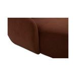 Close-up of Amelia sectional chaise side seam where arm meets seat cushion