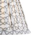 Product Image 7 for Block-Print Gray Pleated Chandelier Shade from Currey & Company