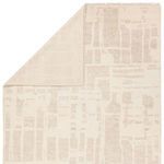 Back side of rug showing woven construction and subtle color variation