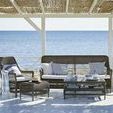 Product Image 3 for Dawn 3-Seater Outdoor Sofa from Sika Design