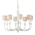 Product Image 5 for Ludwig White Chandelier from Currey & Company