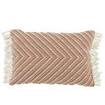 Product Image 2 for Odessa Chevron Mauve/ Ivory Indoor/ Outdoor Lumbar Pillow from Jaipur 