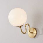Product Image 6 for Havana Aged Brass Glass Globe Wall Sconce from Mitzi