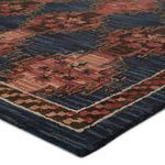 Product Image 1 for Vibe By Kyoto Handmade Tribal Dark Blue/ Pink Rug from Jaipur 