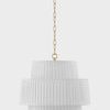 Product Image 2 for Rya Plated Linen Pendant from Mitzi