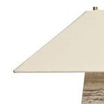 Product Image 3 for Andros White Travertine Table Lamp from Four Hands
