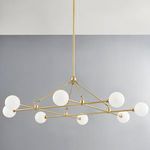 Product Image 4 for Andrews 8-Light Chandelier - Aged Brass from Hudson Valley
