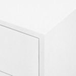 Product Image 5 for Cubik 2-Drawer White Side Table from Villa & House