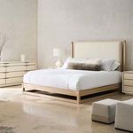 Product Image 4 for Pinstripe Upholstered Slatted Bed from Caracole